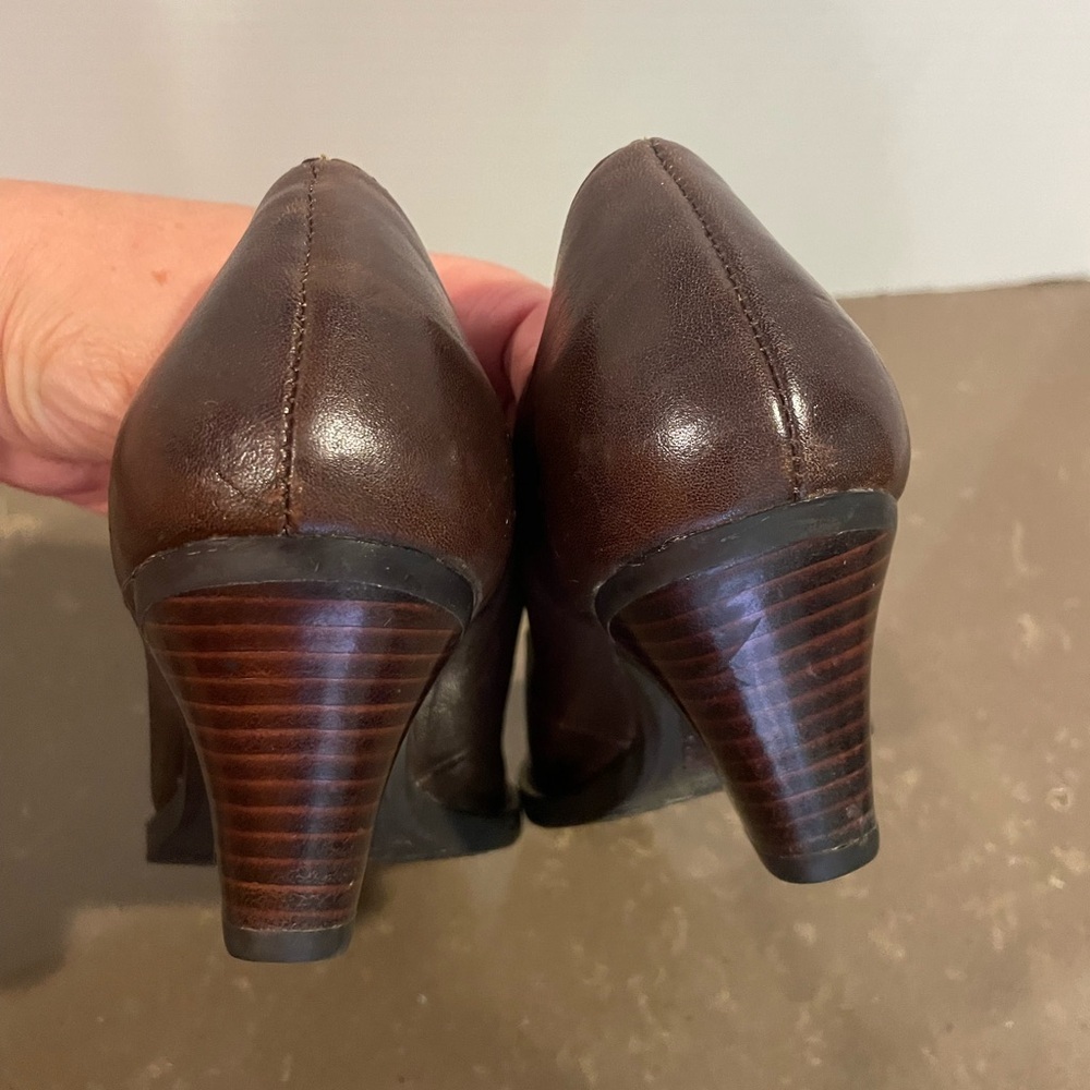 Born Dark Brown Mary Jane Heels - Picture 4 of 8